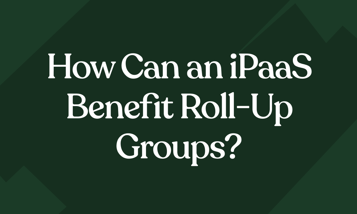 How Can an iPaaS Benefit Roll-Up Groups?